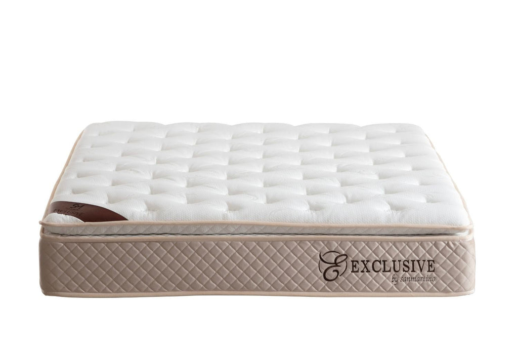 Matelas Ressort avec Surmatelas Beige 32 cm