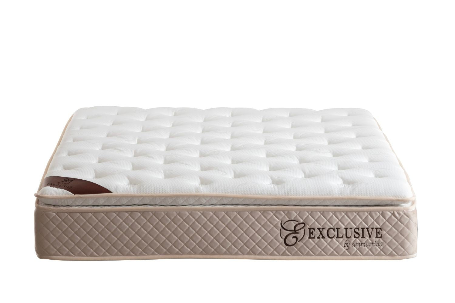 Matelas Ressort avec Surmatelas Beige 32 cm
